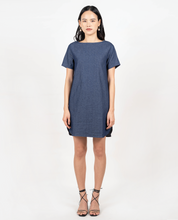 Load image into Gallery viewer, Abel Denim Boatneck Dress