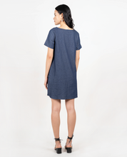 Load image into Gallery viewer, Abel Denim Boatneck Dress
