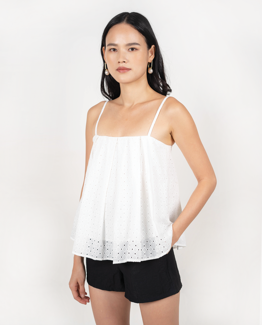 Elle Broderie Top